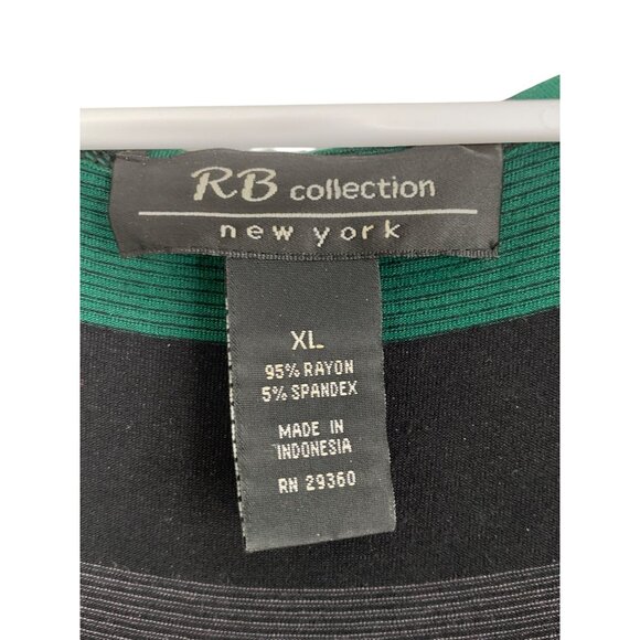 RB Collection Striped High-Low Maxi Dress XL RAA10429 GUC Short Sleeve - Picture 5 of 8